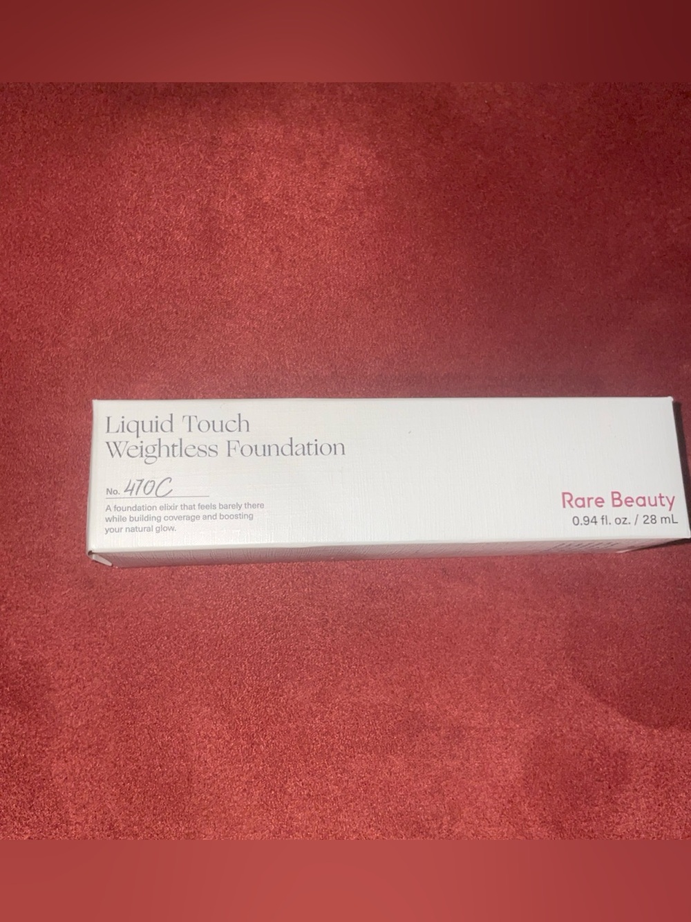 NEW Rare Beauty Liquid Touch Weightless Foundation 470C 0.94 oz Authentic Sealed